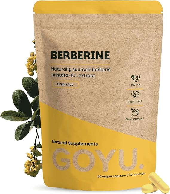 Berberine 400mg 98% Extract, Berberis Aristata | 60 Vegan Caps