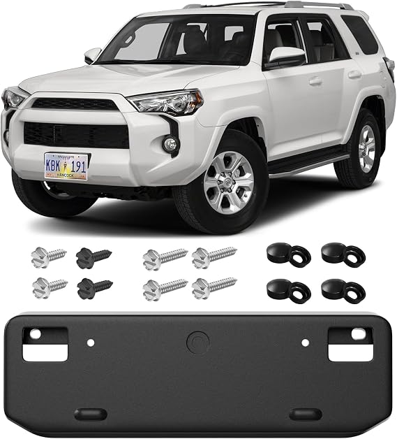 Front License Plate Mount for Toyota 4Runner 2014-2024