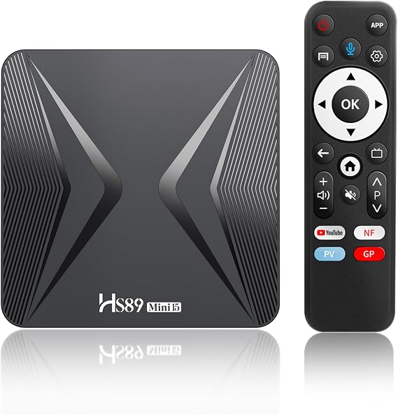Android 14 TV Box, RK3539 Quad-Core, 2GB RAM 16GB ROM, WiFi 6, BT 5.4, 4K