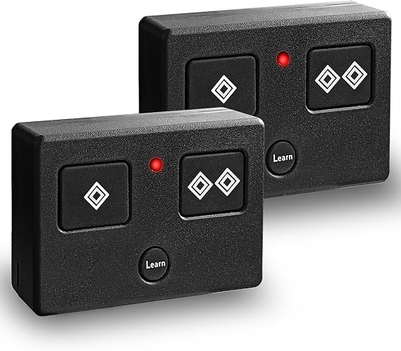 for Ghost Controls 3-Button Remote Transmitter Replacement for Automatic Gate Openers Systems, Model AXS1/AXP1 2 Pack