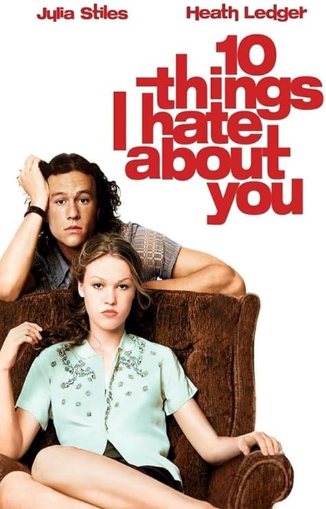 512 STORE 10 Things I Hate About You Senden Nefret Etmemin 10 Sebebi Afiş Duvar Dekor Çerçevesiz Poster 30 X 42 Bej, 3532r24g2
