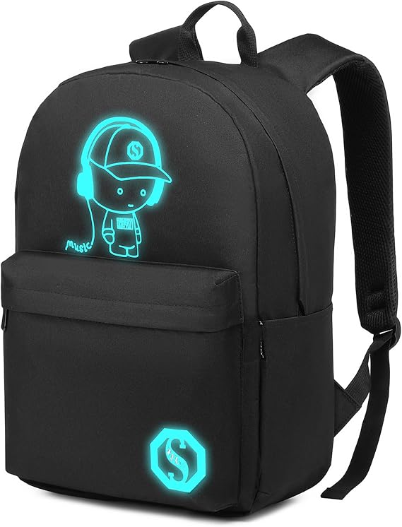 Kono School Bag for Boys Girls Teenager Lightweight Backpack Large Rucksack