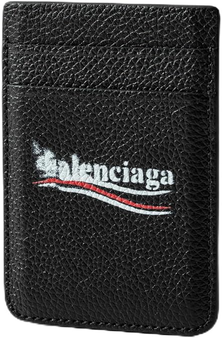 Balenciaga Card Case 675835 2AA3B Black