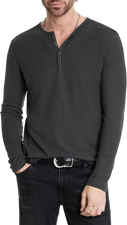John Varvatos Men's Carver Henley