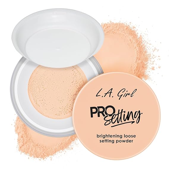 L.A. Girl Pro.Setting Brightening Loose Setting Powder, Peach GLP737