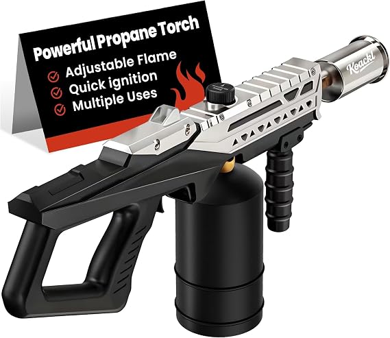 KOACKL 24" CSA Propane Torch Gun 2372F Adjustable Flame Campfire
