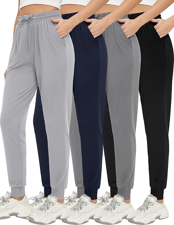Joggers for Women with Pockets Lightweight Workout Sweatpants