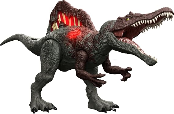 Jurassic World Epic Attack Slash Attackin" Spinosaurus Dinosaur Action Figure Toy, Multiple Features