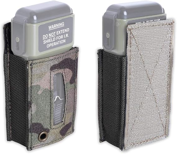 KRYDEX MS2000 Strobe Pouch Tactical Strobe Light Pouch Carrier with Hook