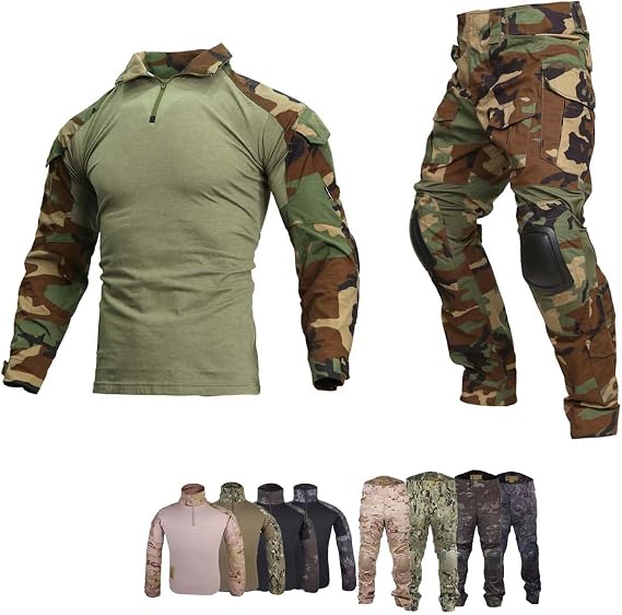Men Combat E2 unifrom Gear Airsoft Tactical bdu Military Suit