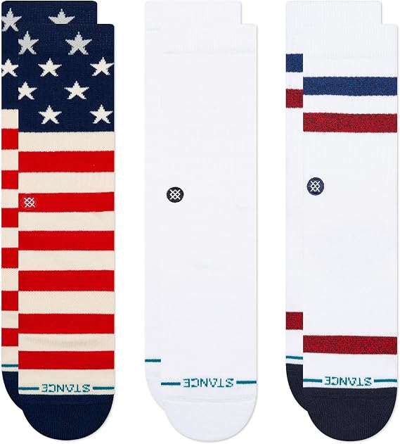 Stance Icon Classic Casual Crew Socks 3-Pack