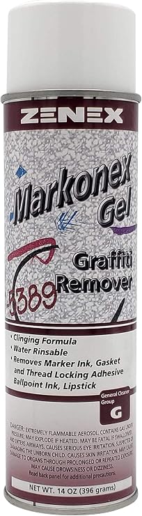 Zenex Markonex Gel Graffiti Remover, 14 Oz Can, 1 count