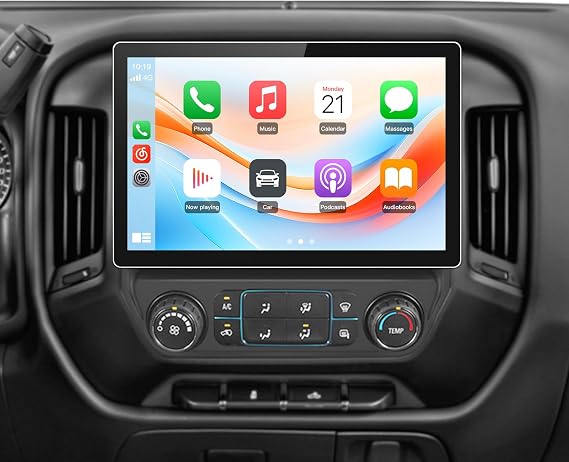 AWESAFE 13.1 inch Car Radio Stereo for Chevy Silverado GMC Sierra 2014-2018 with CarPlay Android Auto