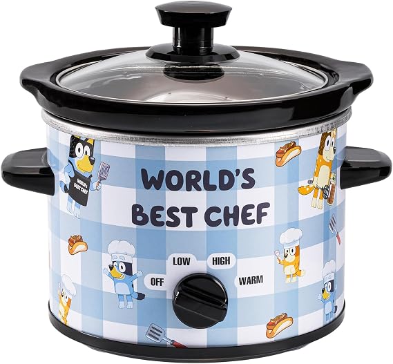 Uncanny Brands Bluey 2qt Slow Cooker - Small Kitchen Appliance