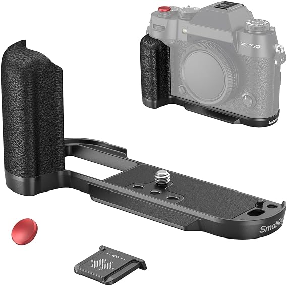 SMALLRIG L-Shape Handgrip for FUJIFILM X-T50, Shutter Button,Hot Shoe Cover
