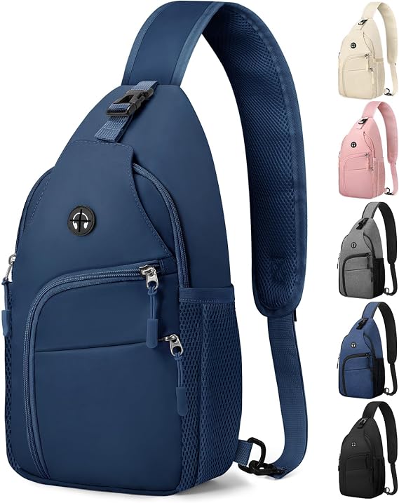 Pritent Crossbody Bags for Women Men Sling Bag Backpack Shoulder Bag