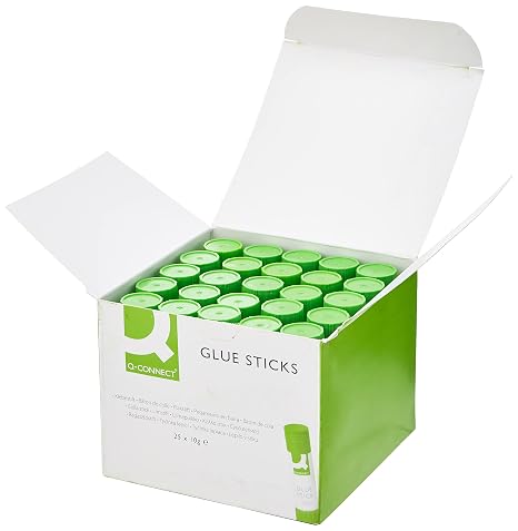 Q-Connect Glue Stick, 10 g, Pack of 25