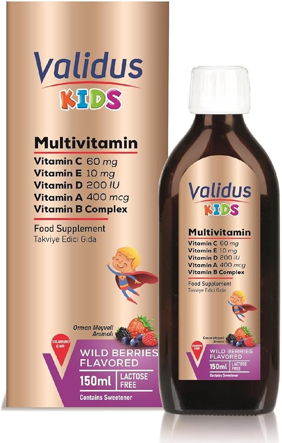Validus Multivitamin Vitamin B12 + Vitamin B3+ Folic Acid 150 ml Syrup
