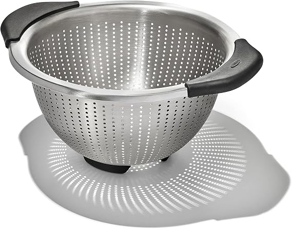 OXO Good Grips Strainer - 3 Qt Capacity, Stainless Steel