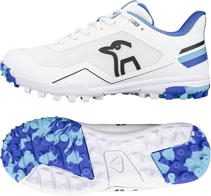 Kookaburra KC 5.0 Rubber Sole Cricket Shoe - Blue/Sky - 2