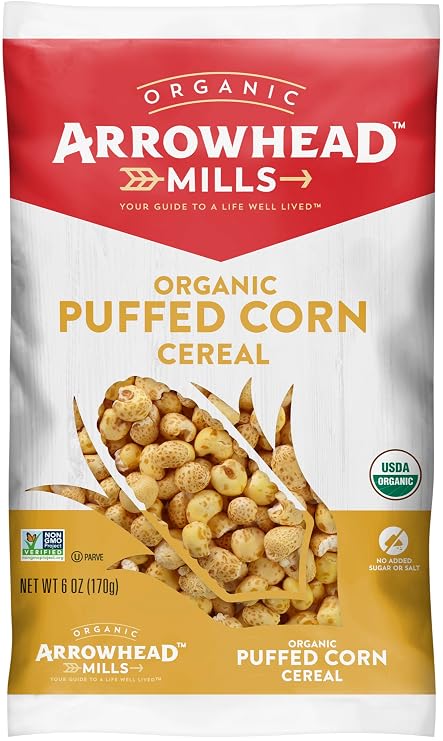 Arrowhead Mills Puffed Corn Cereal, 6 oz