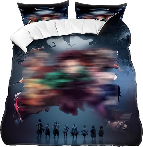 Bedding Set 135x200cm, Anime Bedding Sets, Duvet Cover with Thin Comforter