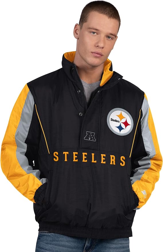 STARTER Men's NFL Thursday Night Gridiron Half-Zip Jacket
