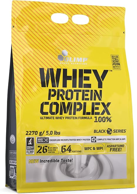 Olimp Whey Protein Complex 100% - 2270 g - Protein Protein Powder - Booster Pre Workout - Vanilla