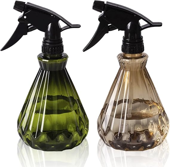 2 Pcs Spray Bottles for Cleaning, Plant Misting, 500ml Empty Spray Bottle with Adjustable Spray Head for Mist, Stream, OFF- Water Spray Bottles for Home Cleaning, Garden, Plants, Hairdressing