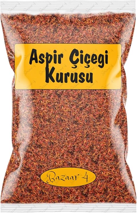 Bazaar 4 Aspir Çiçeği Haspir Safran 1.Kalite 20 Gr