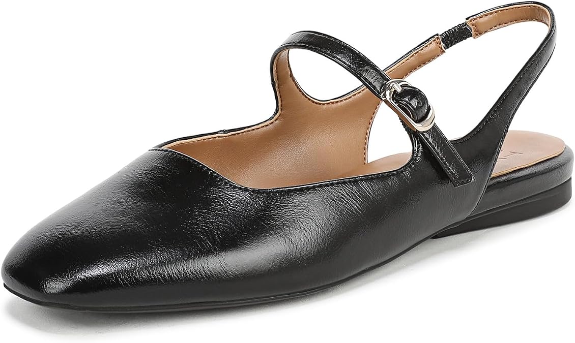 Naturalizer Women's Anikka Mary Jane Slingback Flat