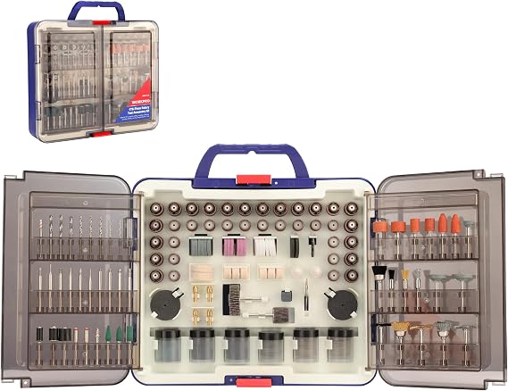 WORKPRO 476-Piece Rotary Tool Accessories Kit, 1/8" Shank Electric Grinder