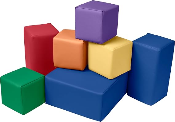 Back2School Express EarlyBuilder Toddler Foam Stacking Blocks, Assorted