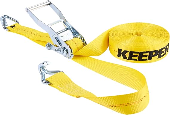 Keeper - 2 x 40' Hay Baler Heavy Duty Ratchet Tie-Down - 3,333 lbs. Working Load Limit