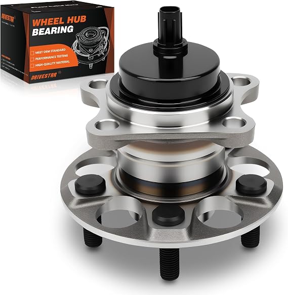 512505 Rear Wheel Bearing and Hub Assembly, 5-Lug w/ABS