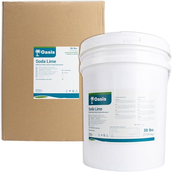 Soda Lime 38 Lb. Tub, Color Changing CO2 Absorber