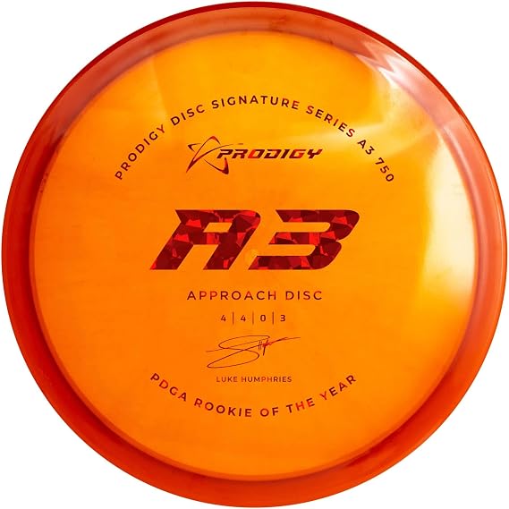 Prodigy Discs Limited Edition 2022 Signature Series Luke Humphries 750 Series A3 Approach Golf Disc [Colors May Vary]