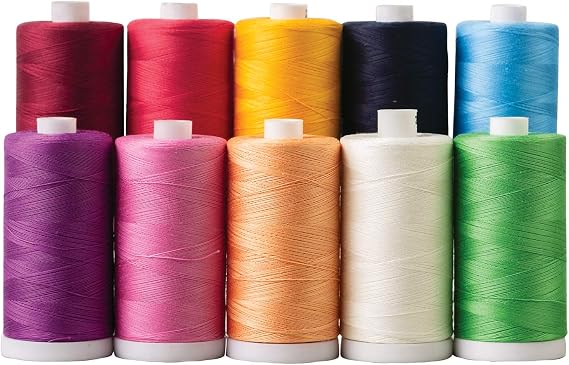 Connecting Threads Rainbow 100% Cotton Thread 10pc 1200yd Spools