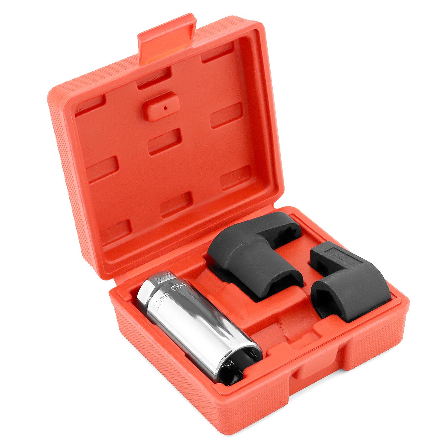 QWORK 3-Piece Lambda Sensor Key Set Lambda Sensor Tool Lambda Sensor Nut