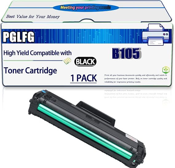 Compatible for Xerox B105 Toner Cartridge Work for B110 B105 B115 Printers, High Yield 1500 Pages, with Chip (1 Pack Black)