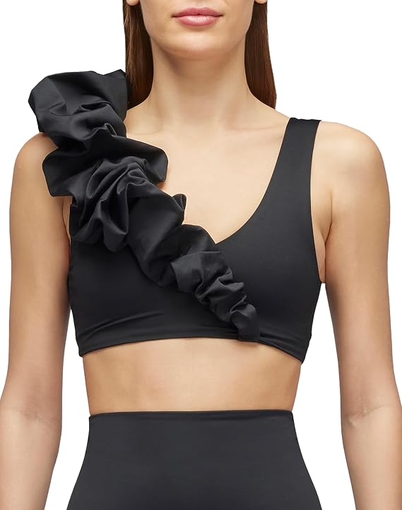 SUNDEK Bralette Bikini Top with Ruffles