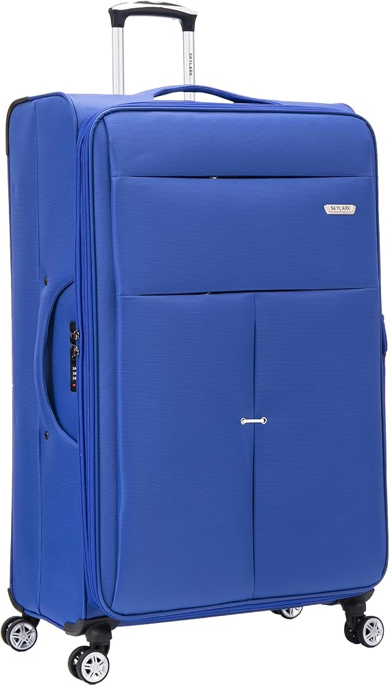 Extra Large Suitcase 32" Super Lightweight Luggage 20% Expandable 4 Wheel Spinner 3-Digit Combination Lock Soft Shell Luggage Check in for 30kg