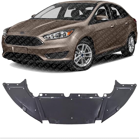 AUTOS PARTS PLUS Front Engine Splash Shield Under Cover Direct Replacement Compatible with 2012-2018 Ford Focus FO1228119 CP9Z8310A