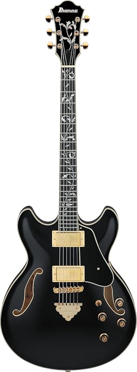 Ibanez AS93SP Artcore Expressionist 6 String Right Handed Electric Guitar | Linden Body and Macassar Ebony Fingerboard Black