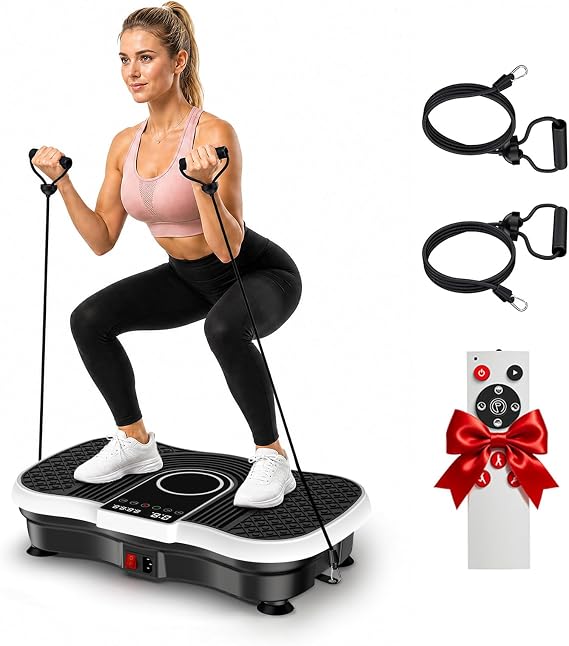 Vibration Plate Exercise Machine,120 Levels Vibrating Plate