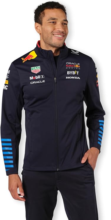 Red Bull Racing Softshell Jacket Unisex 2024 (US, Alpha, 3X-Large, Regular, Regular, Night Sky)