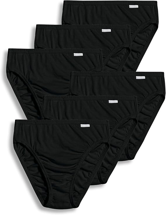 Jockey Women's Underwear 100% Cotton Elance French Cut - 6 Pack