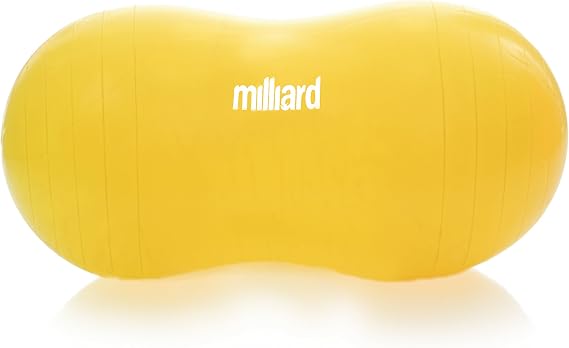 Milliard Peanut Ball Physio Roll for Exercise, Therapy, Labor, Birthing and Dog Training