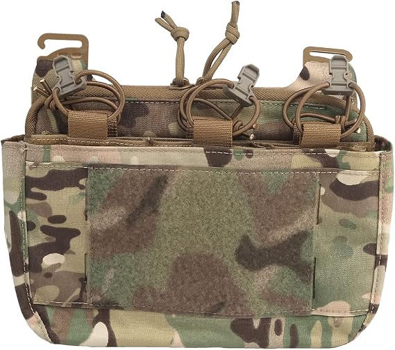 G-Hook DOPE Front Flap Double Stack Abdominal Fanny Pack Triple Magazine Insert Pouch