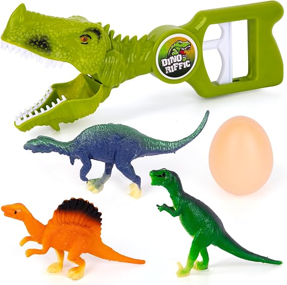 ArtCreativity Dinosaur Toy Set - 5-Piece Grabber Set - Dinosaur Grabber and Figurines for Kids 3-5